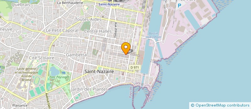 localisation de l'entreprise SCI 208-DELAT  SAINT-NAZAIRE