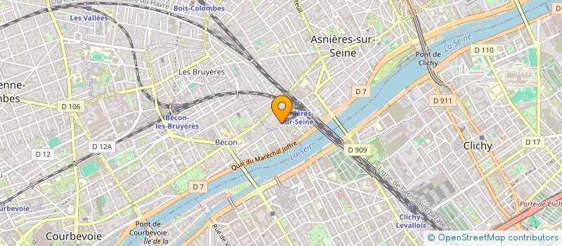 localisation de l'entreprise SCI 209 PEREIRE à ASNIERES-SUR-SEINE