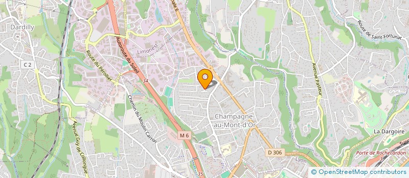 localisation de l'entreprise SCI 21 22 26  CHAMPAGNE-AU-MONT-D'OR