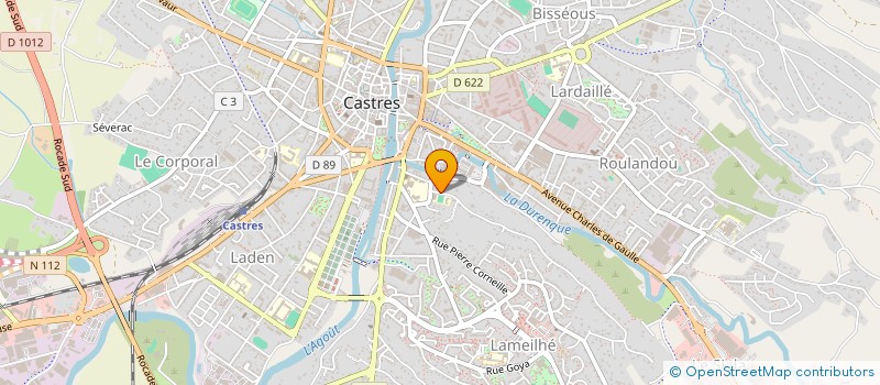 localisation de l'entreprise SCI 21  CASTRES