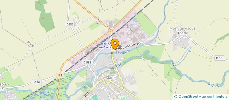 localisation de l'entreprise SCI 21  MARLE