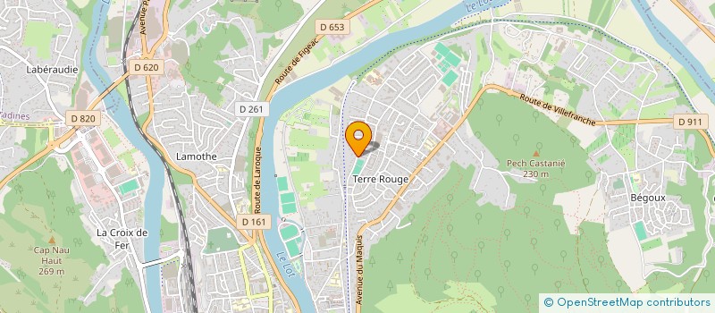 localisation de l'entreprise SCI 21  CAHORS