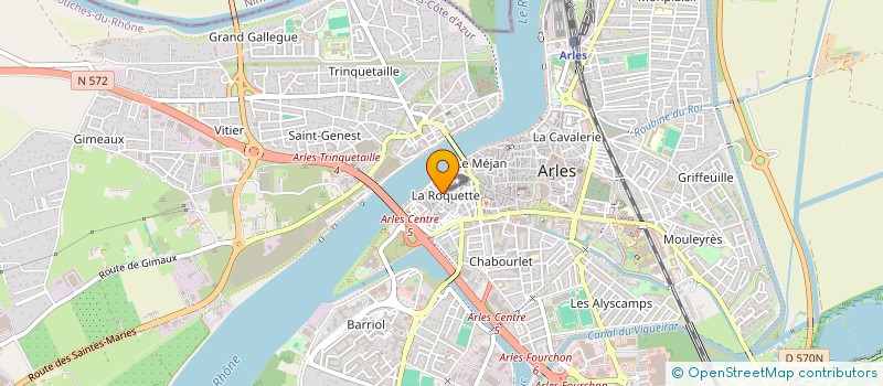 localisation de l'entreprise SCI 21 à ARLES