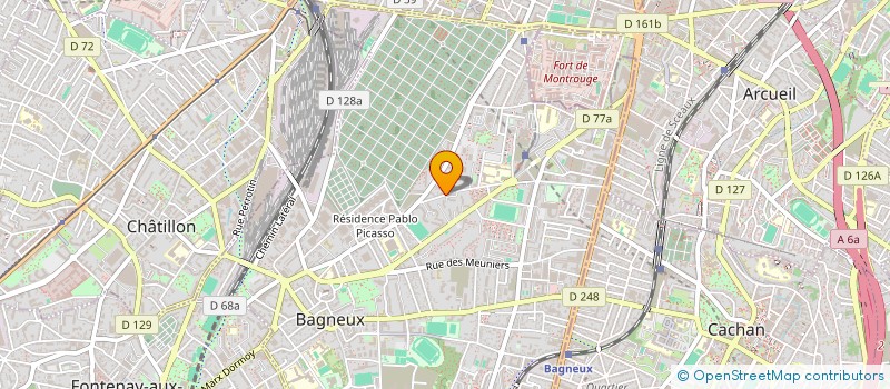 localisation de l'entreprise SCI 21 AVE DE VERDUN à BAGNEUX