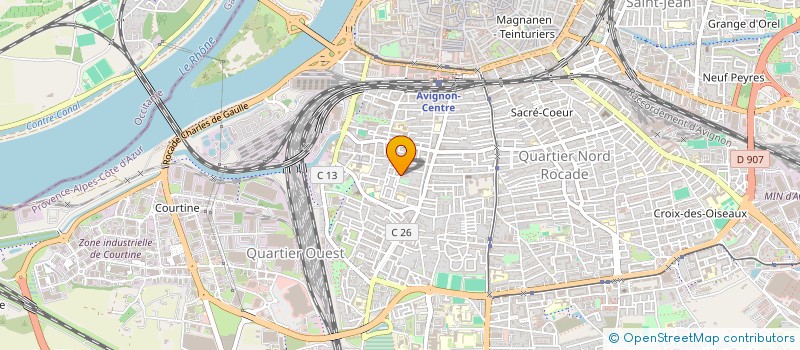 localisation de l'entreprise SCI 21 AVENUE MONTPLAISIR  AVIGNON
