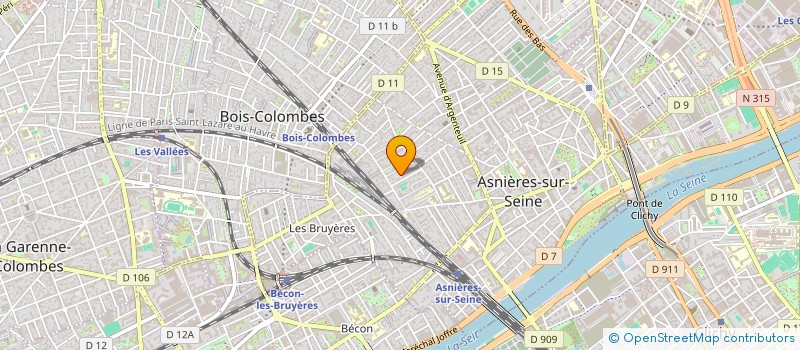 localisation de l'entreprise SCI 21 AVENUE NIEL à ASNIERES-SUR-SEINE