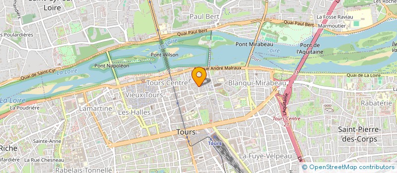 localisation de l'entreprise SCI 21 BIS RUE DU CYGNE  TOURS