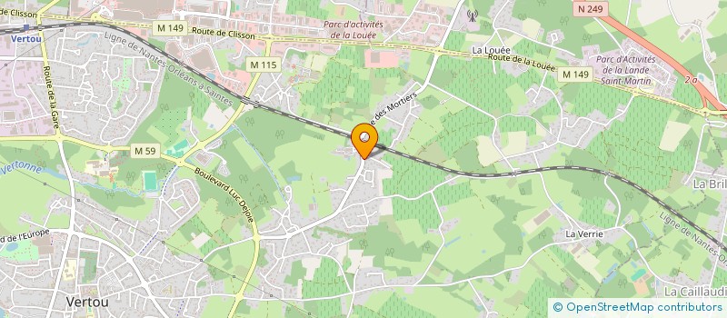 localisation de l'entreprise SCI 21 BOULEVARD DE LA LIBERTE  VERTOU