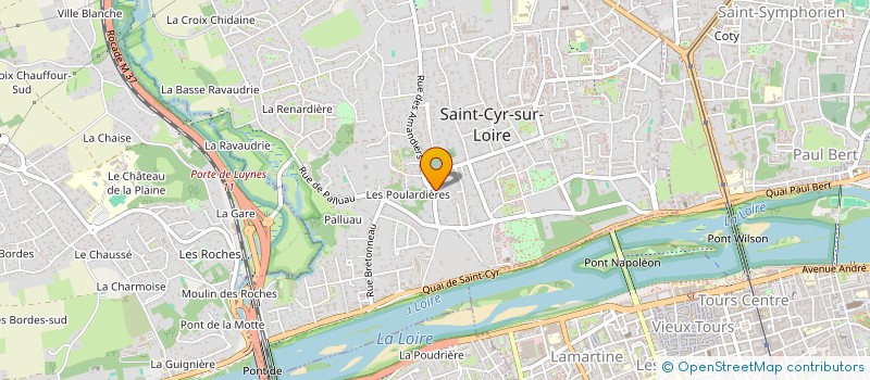 localisation de l'entreprise SCI 21 DES AMANDIERS à SAINT-CYR-SUR-LOIRE