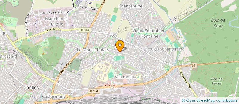 localisation de l'entreprise SCI 21 HB  CHELLES