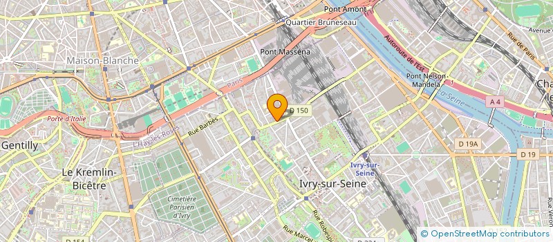 localisation de l'entreprise SCI 21 ISOCELE à IVRY-SUR-SEINE