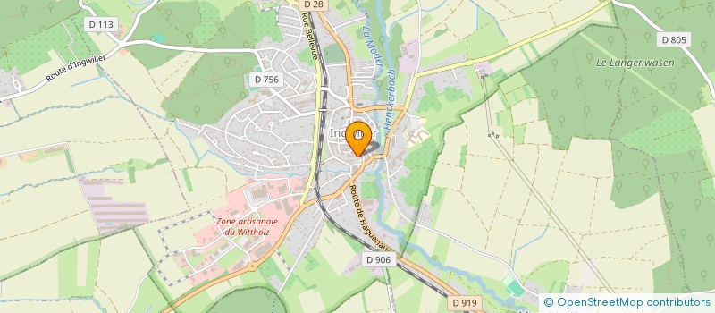 localisation de l'entreprise SCI 21 ROUTE DE BOUXWILLER à INGWILLER