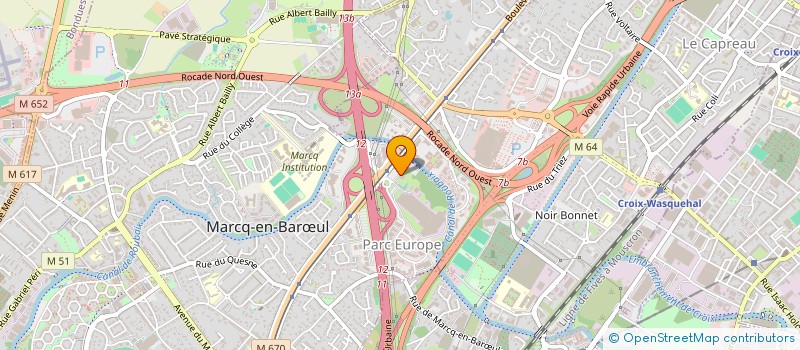 localisation de l'entreprise SCI 21 RUE BONAPARTE à MARCQ-EN-BARŒUL