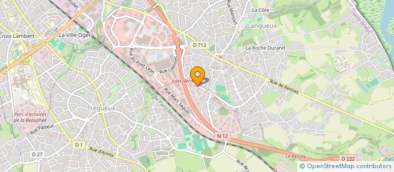 localisation de l'entreprise SCI 21 RUE D IENA  TREGUEUX