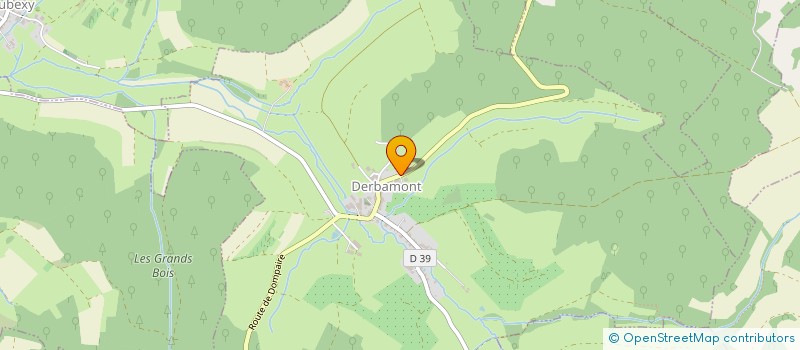 localisation de l'entreprise SCI 21 RUE DE L'EGLISE  DERBAMONT