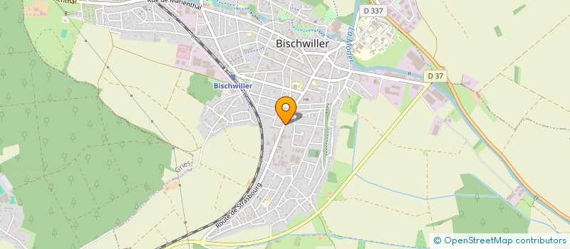 localisation de l'entreprise SCI 21 RUE DE ROHRWILLER  BISCHWILLER