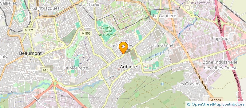 localisation de l'entreprise SCI 21 RUE DES FOISSES  AUBIERE