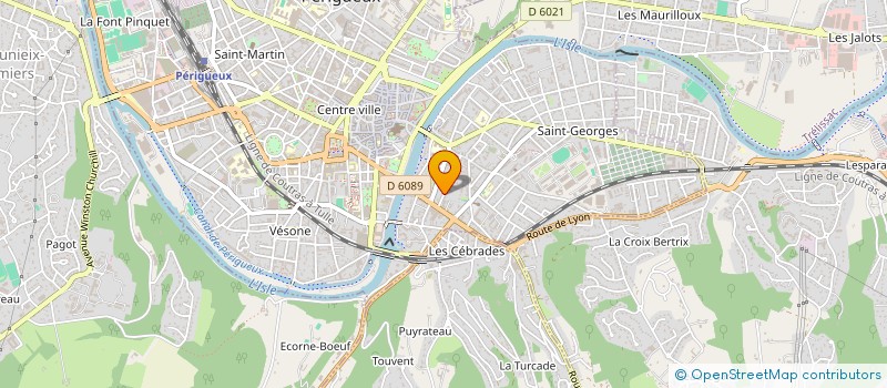 localisation de l'entreprise SCI 21 RUE DU SERGENT BONNELIE à PERIGUEUX