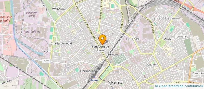 localisation de l'entreprise SCI 21 RUE EMILE ZOLA  REIMS