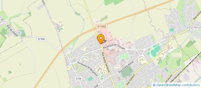 localisation de l'entreprise SCI 21  RUE NESTOR GREHAN  CHAUNY