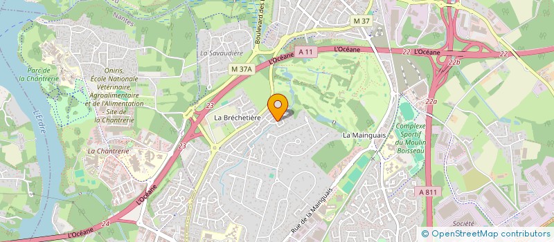 localisation de l'entreprise SCI 21 RUE SAINTE MARIE  CARQUEFOU