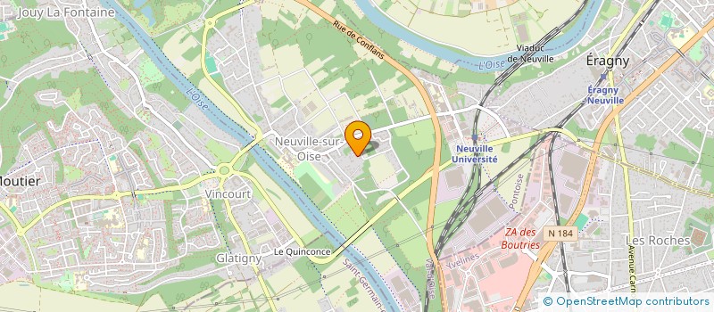 localisation de l'entreprise SCI 21 RUE THIERS à NEUVILLE-SUR-OISE