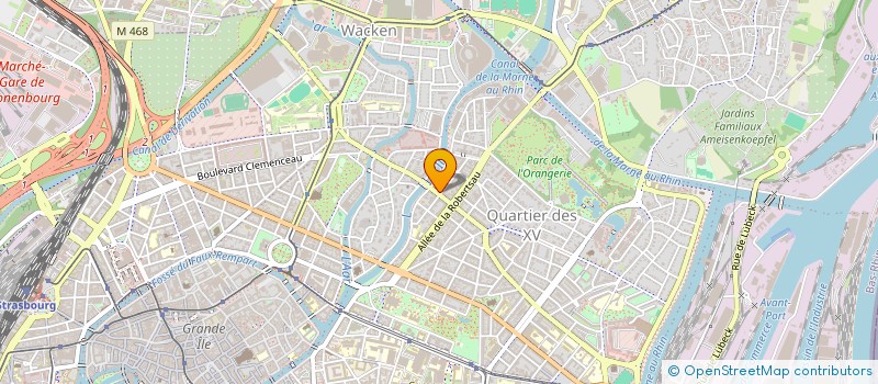 localisation de l'entreprise SCI 21 SAGLIO  STRASBOURG