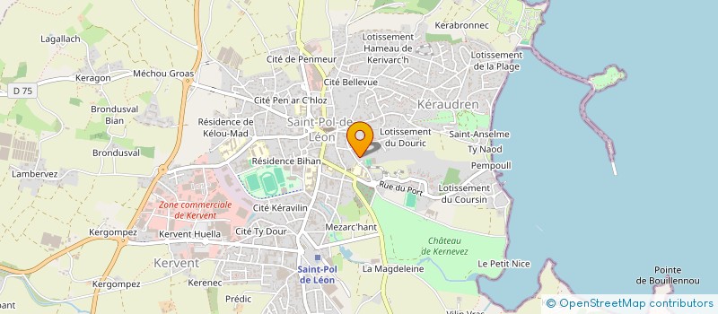 localisation de l'entreprise SCI 21 SAINT PIERRE  SAINT-POL-DE-LEON