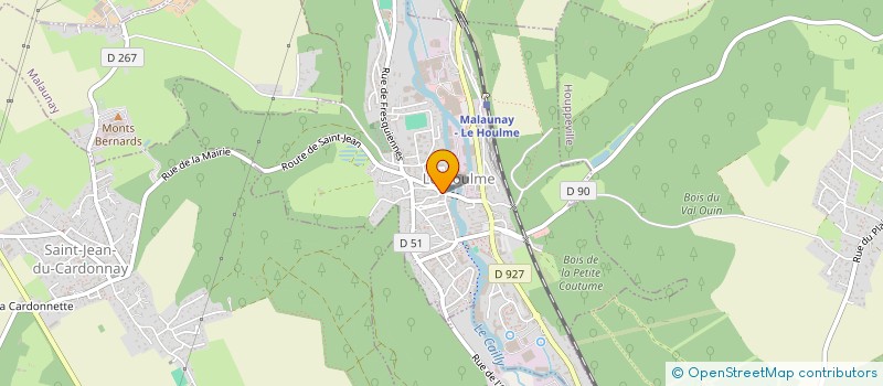 localisation de l'entreprise SCI 21 SEPTEMBRE  LE HOULME