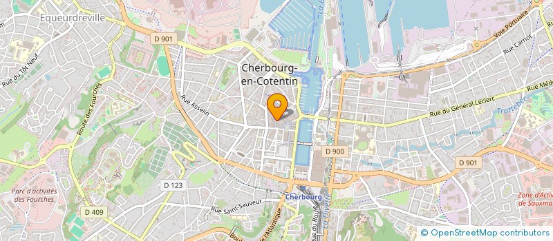 localisation de l'entreprise SCI 21 STUDIO COUZINET à CHERBOURG-EN-COTENTIN