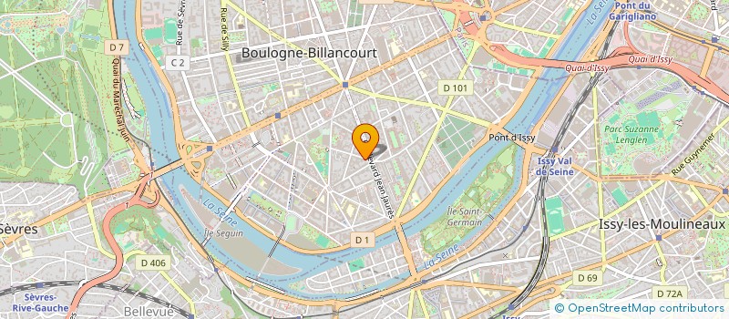 localisation de l'entreprise SCI 211 ROSES à BOULOGNE BILLANCOURT