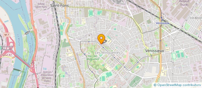 localisation de l'entreprise SCI 213  VENISSIEUX