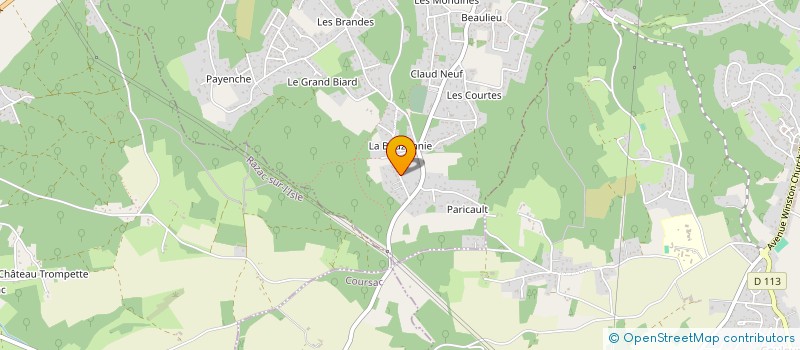 localisation de l'entreprise SCI 216 RUE MANDRON  MARSAC-SUR-L'ISLE