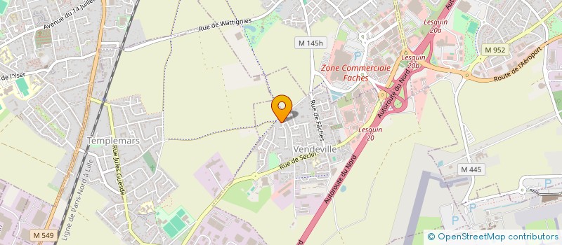 localisation de l'entreprise SCI 217  VENDEVILLE