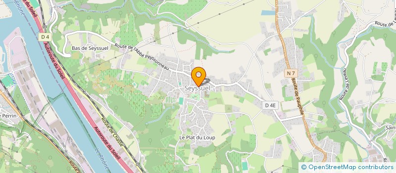 localisation de l'entreprise SCI 219 MERIEUX  SEYSSUEL