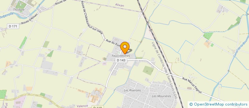 localisation de l'entreprise SCI 22 404  MONTELIER
