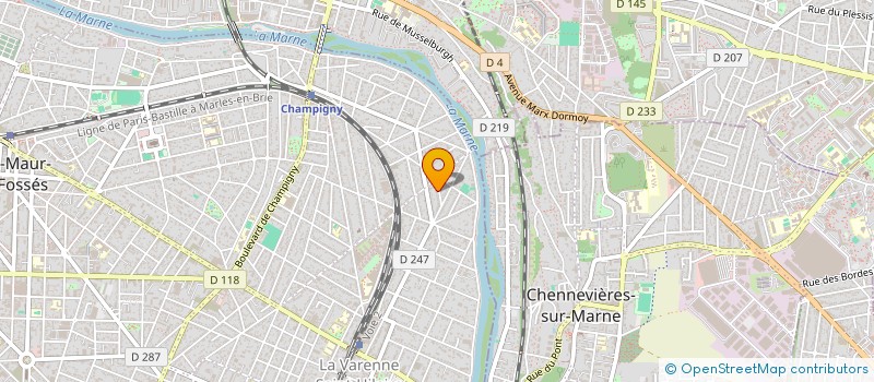 localisation de l'entreprise SCI 22 AV DU MESNIL à SAINT-MAUR-DES-FOSSES