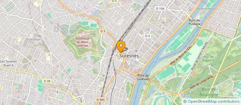 localisation de l'entreprise SCI 22 AV FRANKLIN ROOSVELT à SURESNES