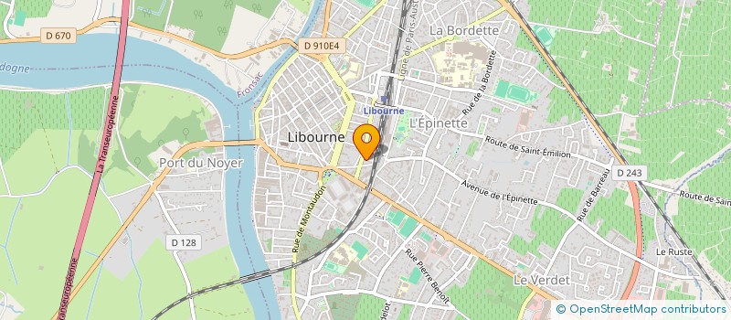 localisation de l'entreprise SCI 22 AV GALLIENI LIBOURNE à LIBOURNE
