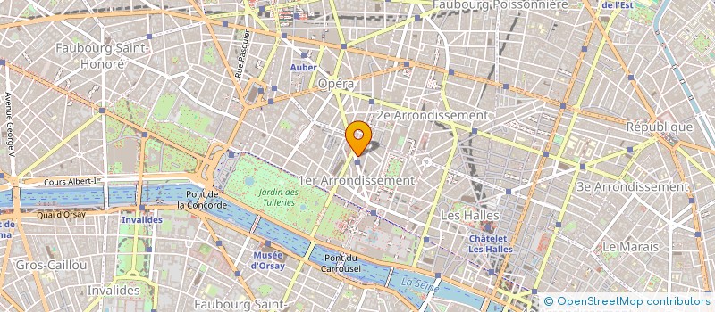 localisation de l'entreprise SCI 22 AV OPERA & RUE THERESE 93  PARIS