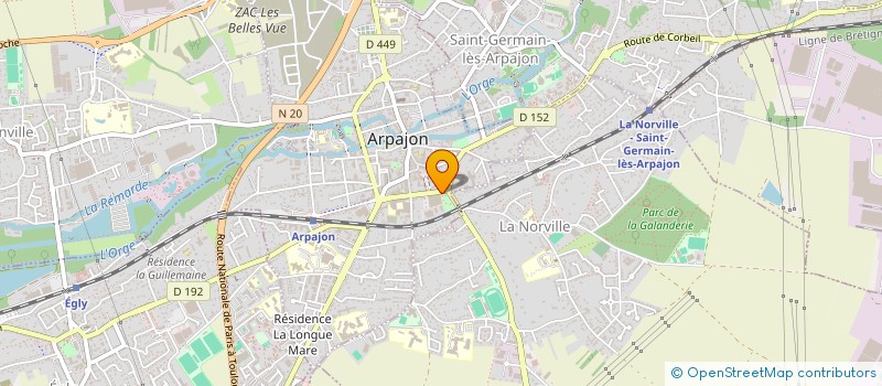 localisation de l'entreprise SCI 22 BOULEVARD CORNATON  ARPAJON