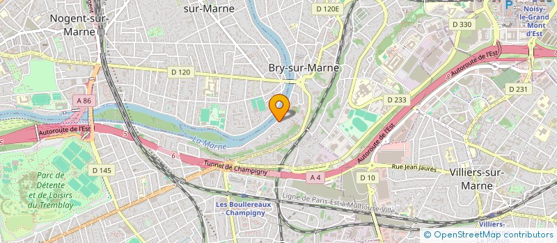 localisation de l'entreprise SCI 22 G.C.  BRY-SUR-MARNE