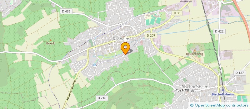 localisation de l'entreprise SCI 22 MARS  ROSHEIM