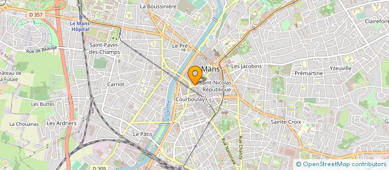 localisation de l'entreprise SCI 22 PL DE L'EPERON  LE MANS