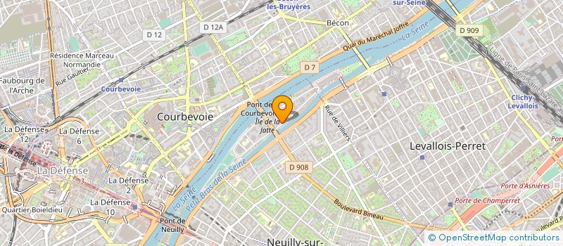 localisation de l'entreprise SCI 22 R LEDRU ROLLIN  NEUILLY-SUR-SEINE