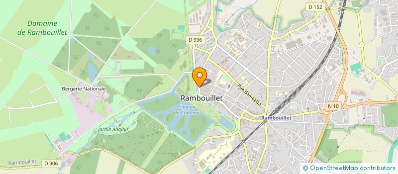localisation de l'entreprise SCI 22 R RAYMOND POINCARE à RAMBOUILLET