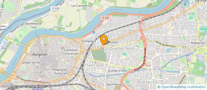 localisation de l'entreprise SCI 22 ROUTE DE LYON  VILLENEUVE-LES-AVIGNON