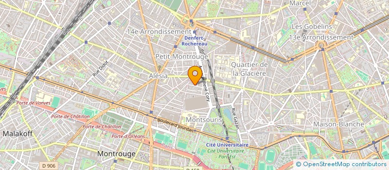 localisation de l'entreprise SCI 22 RUE DE L'AUDE à PARIS