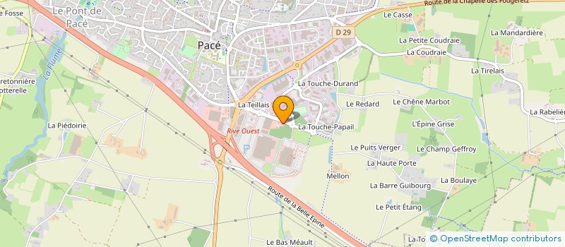 localisation de l'entreprise SCI 22 RUE DE LA MONNAIE à PACE