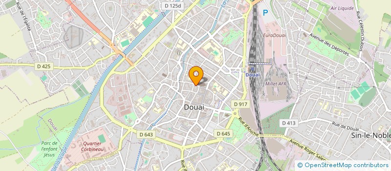 localisation de l'entreprise SCI 22 RUE DES BLANCS MOUCHONS à DOUAI
